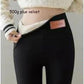 Extra-thick 800g Plus Velvet Pants Northeast Lamb Cashmere Leggings Outer Wear Women's Autumn and Winter Cold-resistant Warm Pants Cotton Trousers