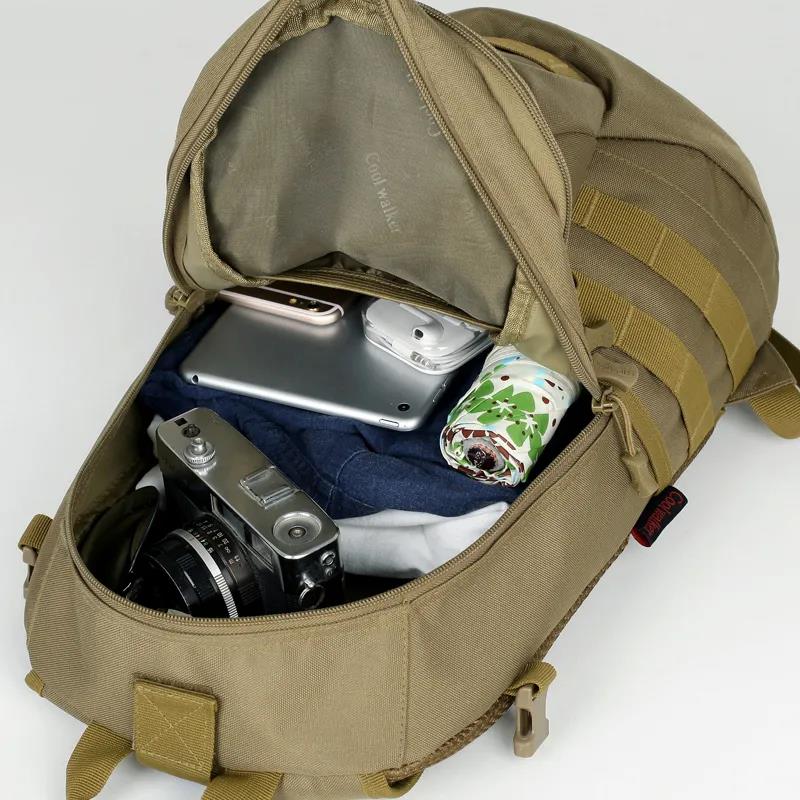 Outdoor Hiking Backpack Men and Women Military Fans Outdoor Sports Travel Mountaineering Waterproof Backpack 20L Liters