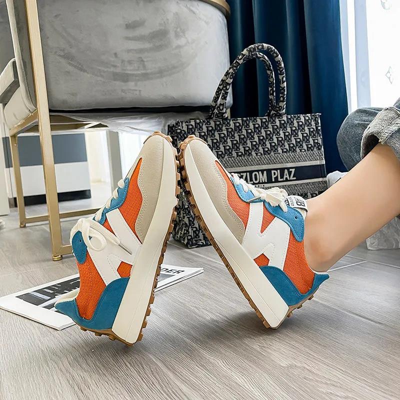 Xiaoman Waist Forrest Gump Shoes Female Korean Version of Thick-soled Mesh Breathable Old Shoes Student Casual Sports Shoes