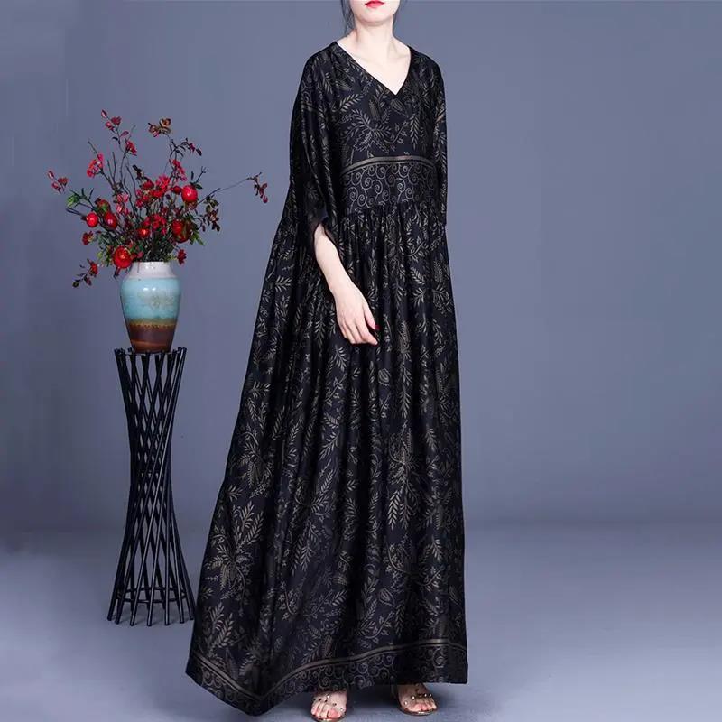 Long Dress 2021 Summer New Style Plus Size Ladies Casual Party Women's Clothing