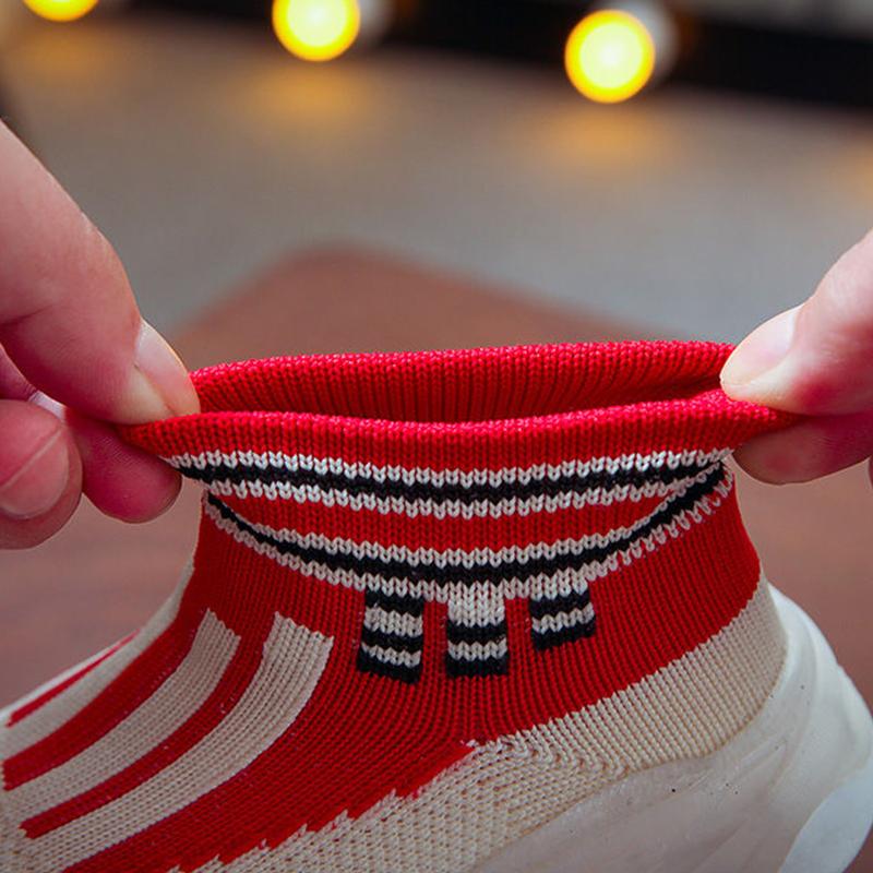 Korean Socks Shoes Boys and Girls LED Light Shoes Breathable Children's Sneakers