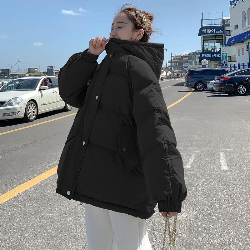 Cotton-padded Jacket Women's Winter Cotton-padded Jacket Korean Style Loose and Thick Student Short Down Padded Jacket