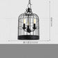 Retro industrial American country style wrought iron chandelier creative personality chandelier