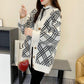 Autumn and Winter Lazy Style Long Sleeve Sweater Korean Loose V-neck Sweater Loose Jacket