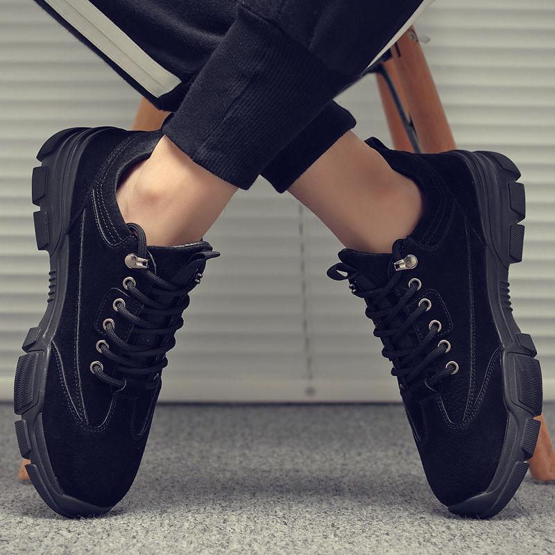 Autumn Martin Boots Men Lace-up Tooling Boots Outdoor Comfortable Desert Boots Socks Men's Shoes