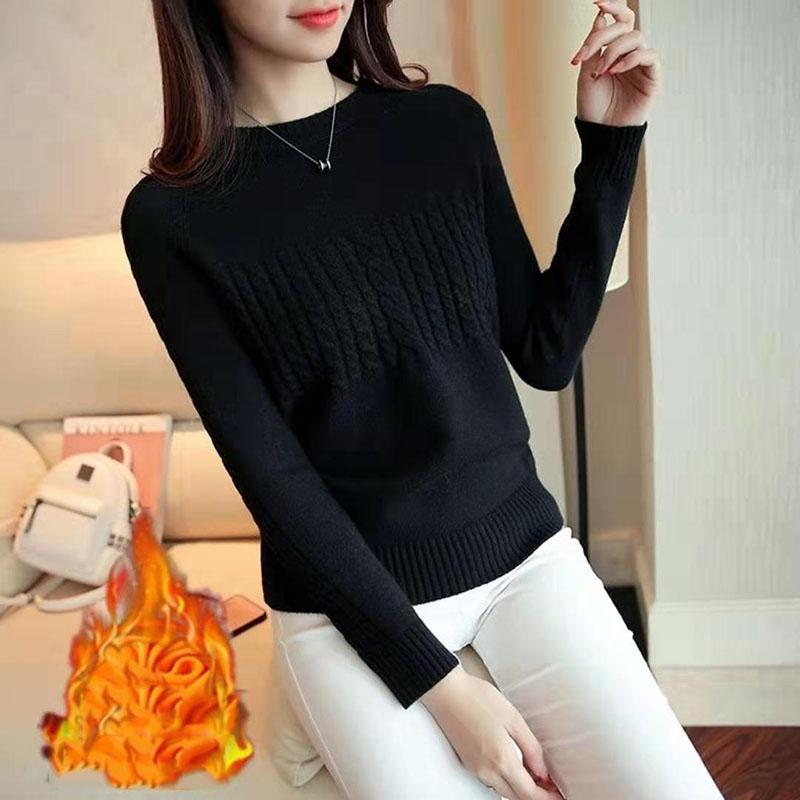 Knitted Turtleneck Sweater Women Pullover Autumn Winter Streetwear Women Pullovers
