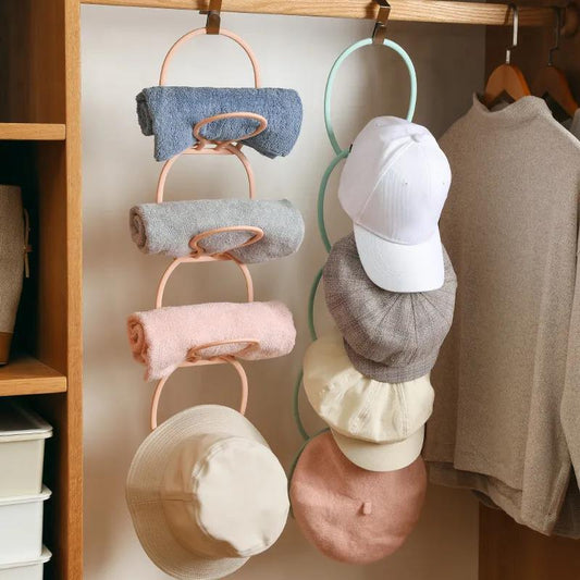6Pcs Hanging Hat Racks Household Hat Racks Hat Storage Racks Behind The Door Hat Racks Organize Storage Creative Hooks Bathroom Towel Racks
