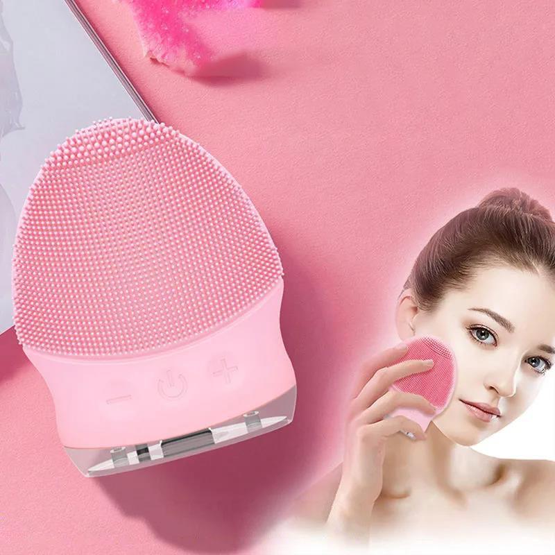 Rechargeable Deep Cleansing Facial Cleansing Instrument Electric Beauty Silicone Facial Cleansing Instrument To Remove Blackheads and Acne Artifacts