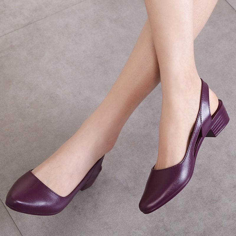 New Fashion Casual Sandals Female Korean Style Shallow Mouth Flat Outer Wear Jelly Sandals and Slippers