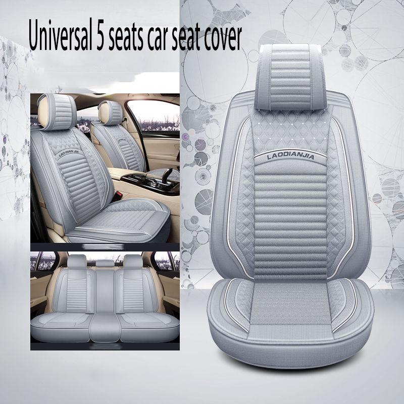 Car Seat Cover Universal 5 set Auto Seat Cushion Leather 5 seats Universal Car seat cover Waterproof