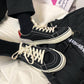 Low Top Old Skools CLASSICS MEN'S Black White Mid Sk8 Vulcanized Canvas Shoes Add Cotton Skateboarding Shoes Sneakers