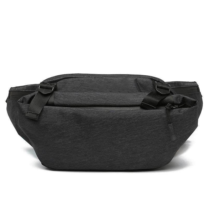 Chest Bag Men Black Large Capacity Multi-pocket Oxford Shoulder Bag Outdoor Sports Bag Backpack
