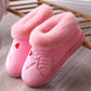 Winter Couple Cotton Slippers Platform Non-slip Bag Heel Slippers Home Furnishing Plush Warm Shoes