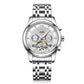 Fashion Luxury Brand Leather Tourbillon Watch Automatic Men Wristwatch Men Mechanical Steel Watches