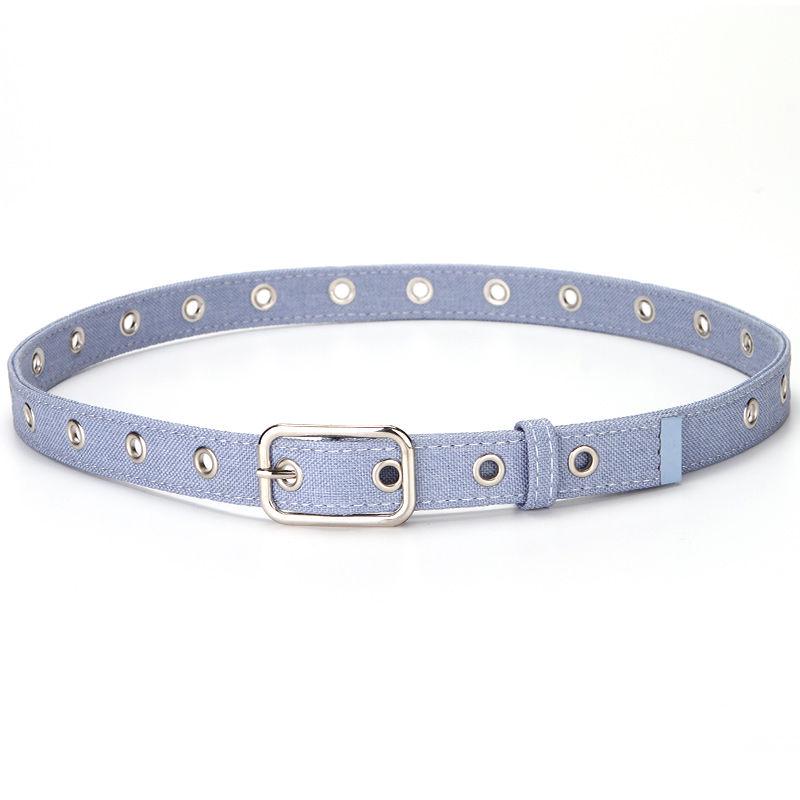 Canvas Belt Ladies Pin Buckle Belt Wild Jeans Dress Female Students Classic Trend
