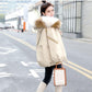 Parker Padded Jacket Women's Short Big Fur Collar Winter Clothes Loose Down Down Padded Jacket Thick Warm Jacket Women