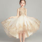 Children Dress Girls Princess Dress Little Girl Birthday Host Catwalk Piano Performance Evening Dress Summer