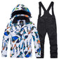 Children's Ski Clothing Suit Outdoor Windproof and Waterproof Two-piece Sportswear Wear-resistant Tooling Snowboard Clothing