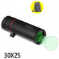 Black Pocket Monoculars 30x25 HD Optical Military Telescope Outdoor Concert Telescope