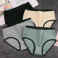 4PCS High-waisted Underwear Women's Cotton Antibacterial Abdomen Large Size Sexy Butt-lifting Seamless Bottoms Girls Japanese Briefs Lingerie