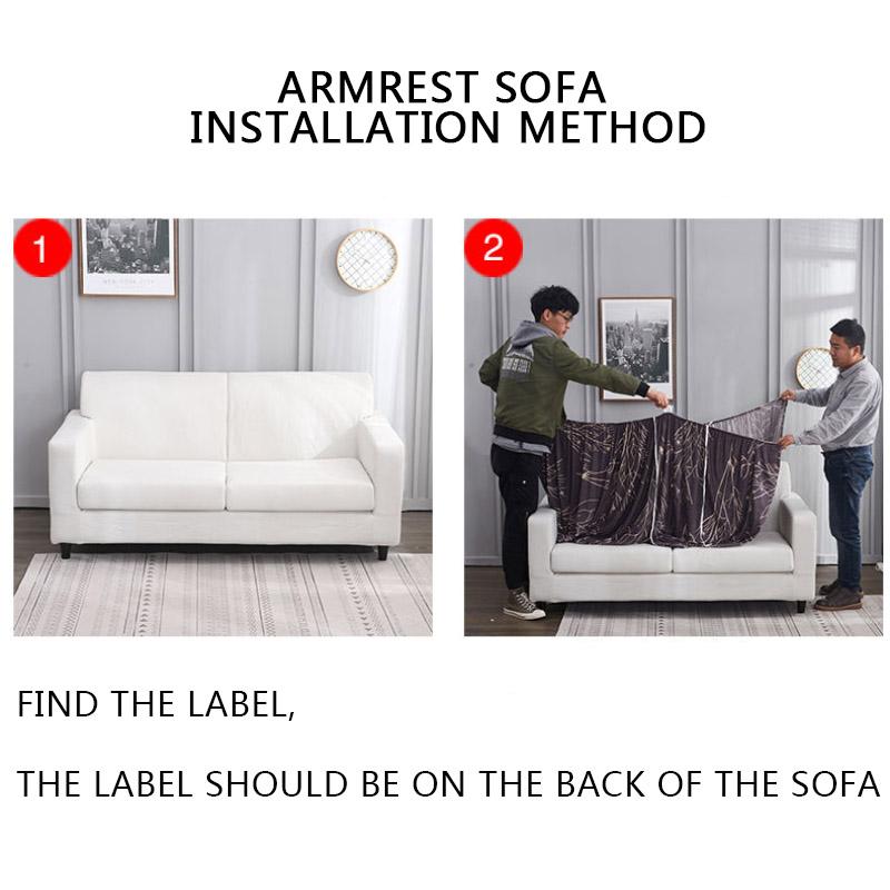 Stripe Printing Sofa Cover Universal All-inclusive Elastic Sofa Dust Cover Combination All Seasons