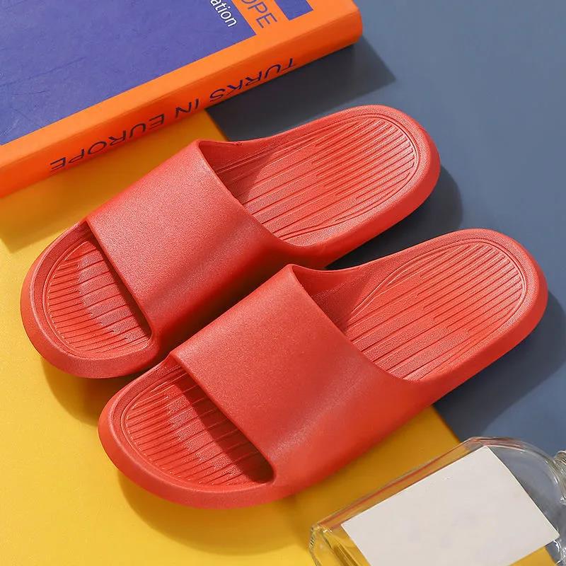 Women and Men Summer Slippers Tasteless Antiskid Indoor Soft Sole Slippers Non Slip Outdoor Casual Slippers