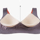 Latex Seamless Underwear Women's No Steel Ring Summer Thin Section Gather and Close The Milk Sports Vest Sleep Bra Latex Underwear Seamless