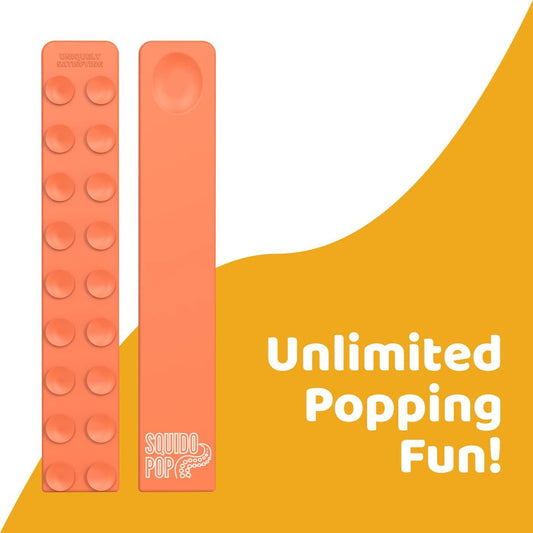 10-pack of The Original Squidopop, Fingertip Toys, Silicone Suction Cup Toys, Decompression Suction Cup Toys, Pop It Fidget Toy