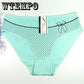 WTEMPO 6 Pcs/Lot Woman Cotton Cute Underwear  Panties Plus Size L-XXXL Sexy Briefs
