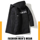 Cotton-padded Jacket Men's Winter Trend Mid-length Hooded Padded Jacket Jacket Student Korean Version Loose Padded Tooling Padded Coat