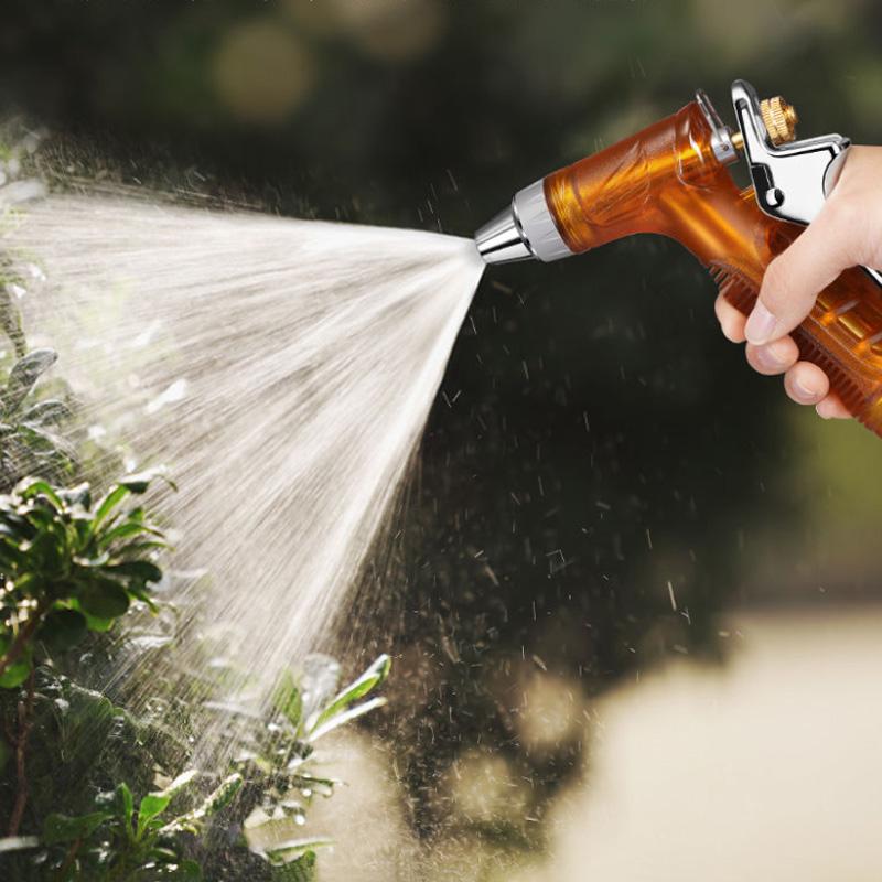 Car Wash Water Gun Set Telescopic Hose Hose High Pressure Car Wash Water Gun Multi-function Brushing Nozzle Household Tap Water Watering Artifact
