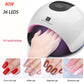 UV LED Lamp For Nails Dryer Sun Light Lamp For Manicure Gel Nail Polish Nail Art Tools