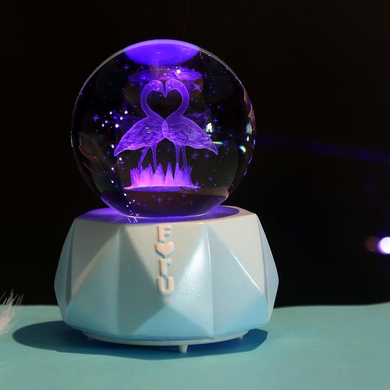 Crystal ball Christmas living room decoration Christmas present Room decoration Christmas