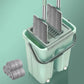 Floor Mop Bucket Hand Free Household Automatic Flat Floor Mop Kitchen Home Wooden Floor Cleaning Microfiber Pads