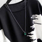 Women's Short Sleeve T-shirt Loose Summer Women's Top Large Size Bottoming Knitted Sweater