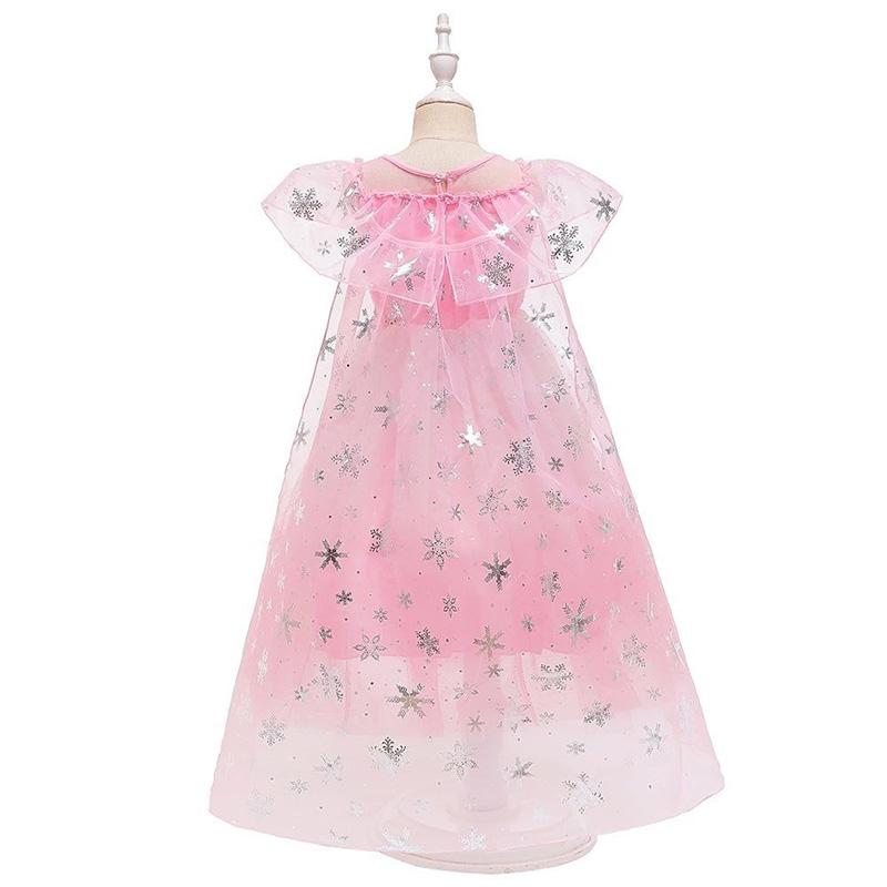Snow Girls Dress Princess Costume Halloween Carnival Children Dress Up Kids Dresses for Girls Clothing Size 4-10 Years