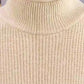 Autumn Sweatshirts for Men Youth Round Neck Warm Knit Sweater Half High Neck Sweater Men
