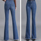 Fishtail Jeans Slim Denim Flared Pants Ladies Straight High Waist All-match Ins Tide 2022 New Trousers