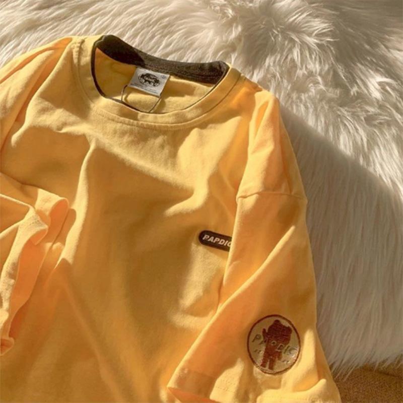 Sweet Salt Short-sleeved Women's Fashion Design Sense Niche T-shirt Female Students Korean Version Loose Summer Cool Top
