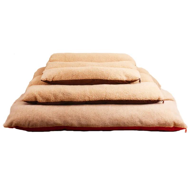 Removably and Washable Gold Husky Dog Mat Large and Medium-sized Dog Bed Cat Teddy Winter Warm Dog Nest