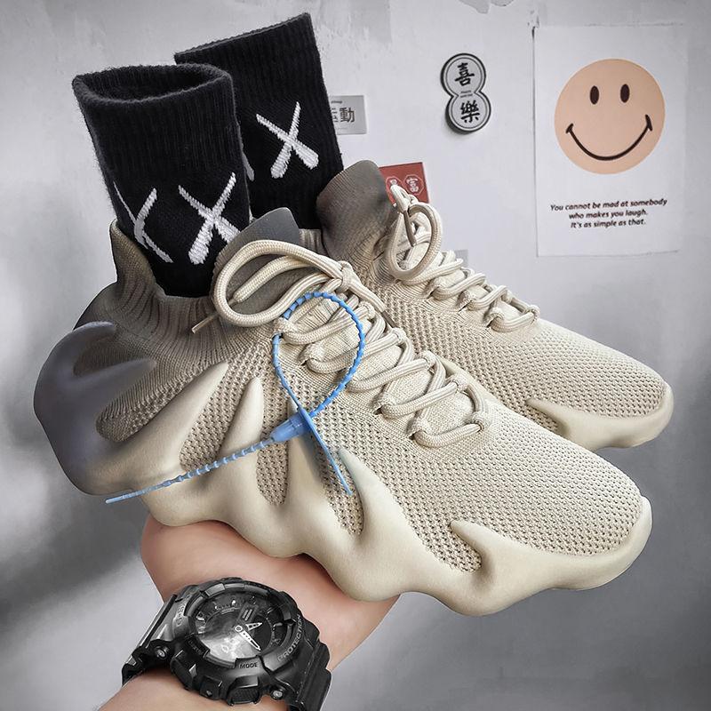 Korean Style Trendy All-match Socks Shoes Teen Student Trendy Shoes Men's High Top Sneakers