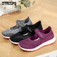 Women Casual Breathable Running Sneaker Mesh Fabric Shoes Anti-Slip Fitness Shoes