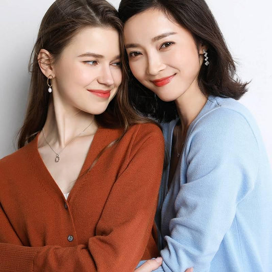 Knit Cardigan Women's Short Sleeve Jacket Cardigan V-neck Solid Color Large Size Sweater