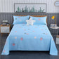 Home Textiles Pure Cotton Bed Sheets Three-piece Suit Single and Double Bed Sheets Fine Grained Coarse Cloth No Fading Exquisite Patterns Simple