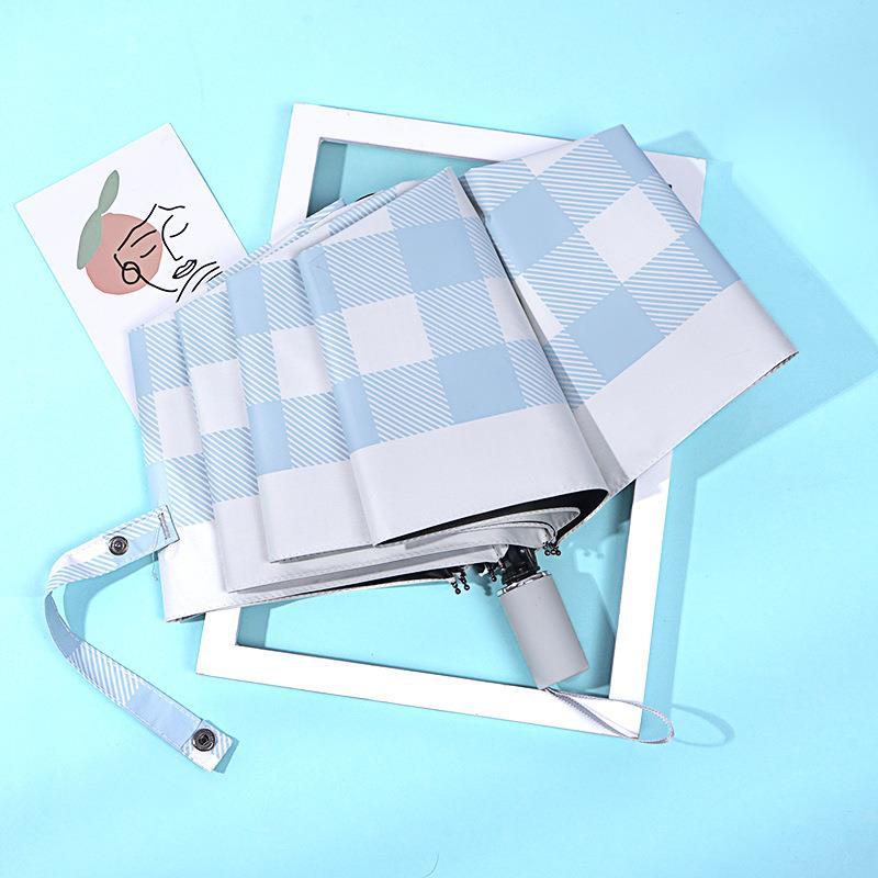 Sunny Umbrella Dual-use Retro Literary Lattice Sunshade Sunscreen UV Protection Sun Umbrella