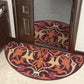 Semi-circular Carpet Belt Rubber Wire Ring Mysterious Door Pad Home Home House Foot Pad Bathroom Pad Non-slip Water Wash