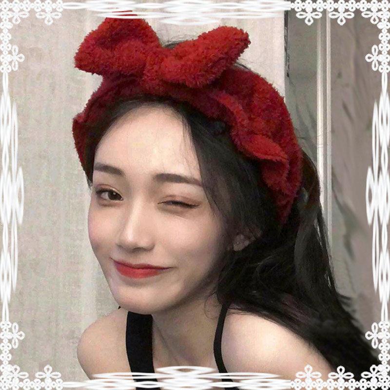 Hair Hoop Female Hair Band Face Wash Headband Cute Antlers Headgear Hair Bundle Simple Headdress