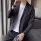 Summer Men's Suit Jacket Thin Section Trend Handsome Men's Casual Konishi Decoration Top Single Piece