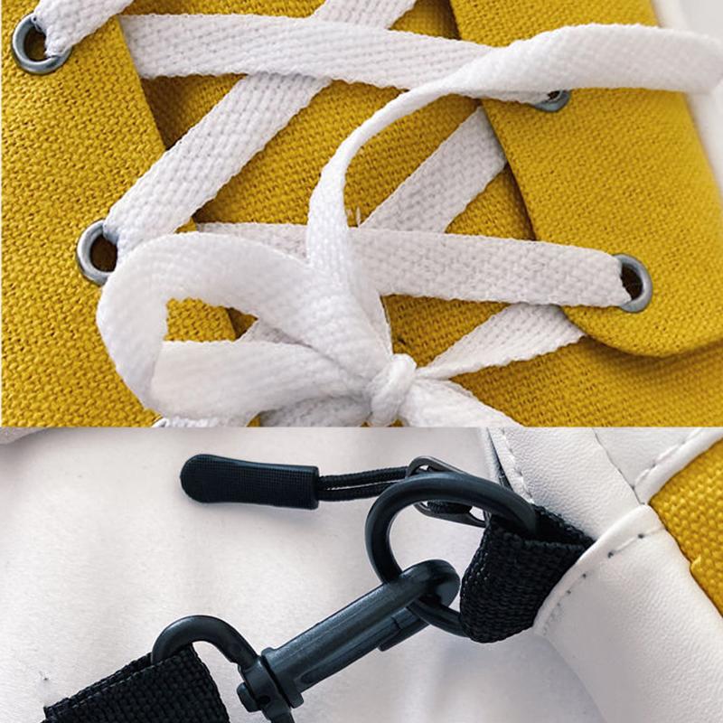 Like Shoes Canvas Messenger Bag Cute Small Wild Mini Bag Outing Trip Crossbody Bags Unisex