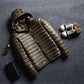 Winter Light Down Jacket Men's Slim Short Down Jacket Large Size Fashion Thin Winter Jacket Men's